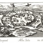 Alba Iulia – gravură de Bouttats Gaspard din secolul al XVII-lea