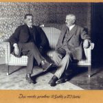Ineu, Arad fotografie reprezentându-i pe Vasile Goldiș și D.I. Suciu cu mențiunea „doi vechi prieteni”