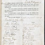 Hotărârea de Unire a sătenilor din Rădulești cu care a fost trimis la Marea Adunare Națională de la Alba Iulia reprezentantul lor Nicolae Crețu, 15/28 noiembrie 1918.