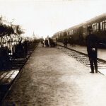 31 decembrie 1918, primirea generalului Henri Berthelot, șeful Misiunii Militare Franceze în gara Alba Iulia